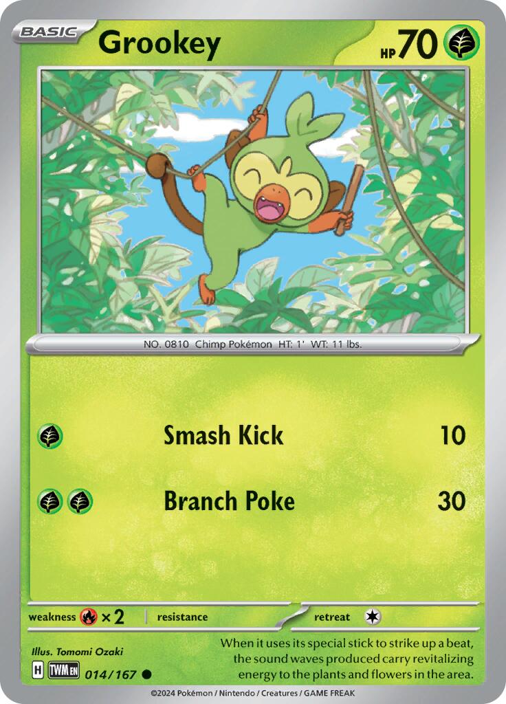 Grookey (014/167) [Scarlet & Violet: Twilight Masquerade] | Exor Games Dartmouth