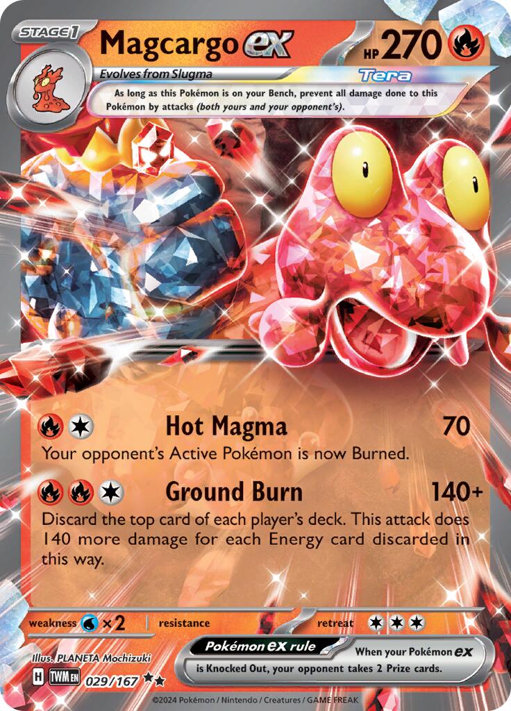 Magcargo ex (029/167) [Scarlet & Violet: Twilight Masquerade] | Exor Games Dartmouth