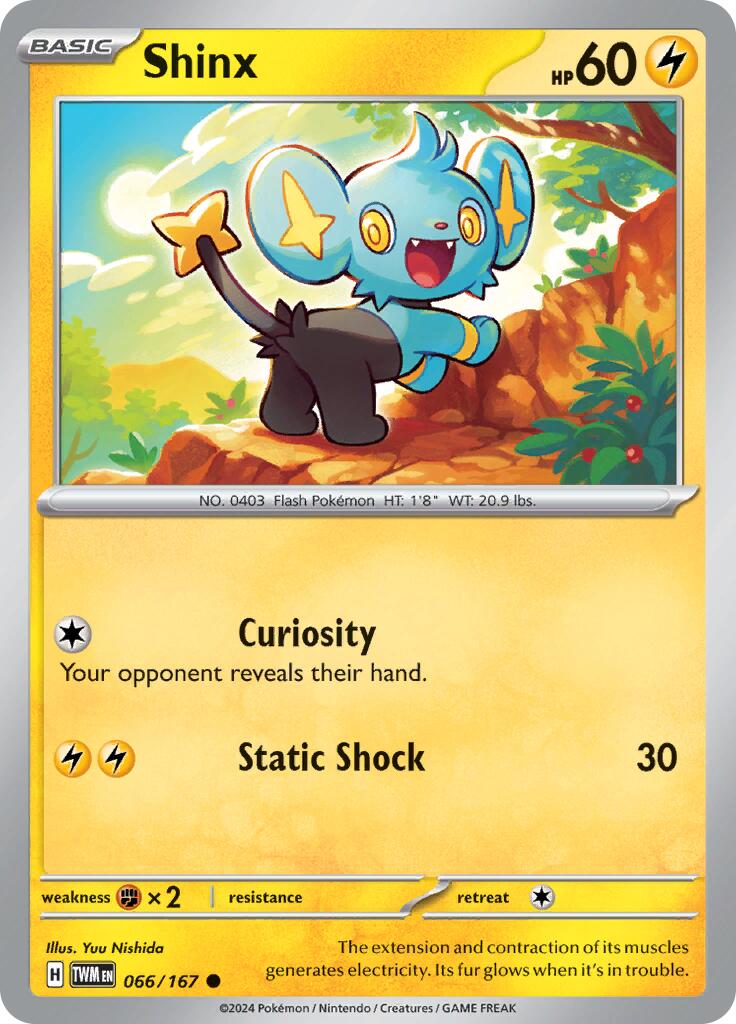 Shinx (066/167) [Scarlet & Violet: Twilight Masquerade] | Exor Games Dartmouth