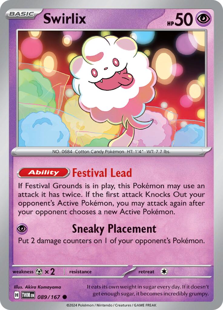 Swirlix (089/167) [Scarlet & Violet: Twilight Masquerade] | Exor Games Dartmouth