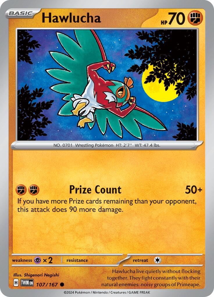 Hawlucha (107/167) [Scarlet & Violet: Twilight Masquerade] | Exor Games Dartmouth