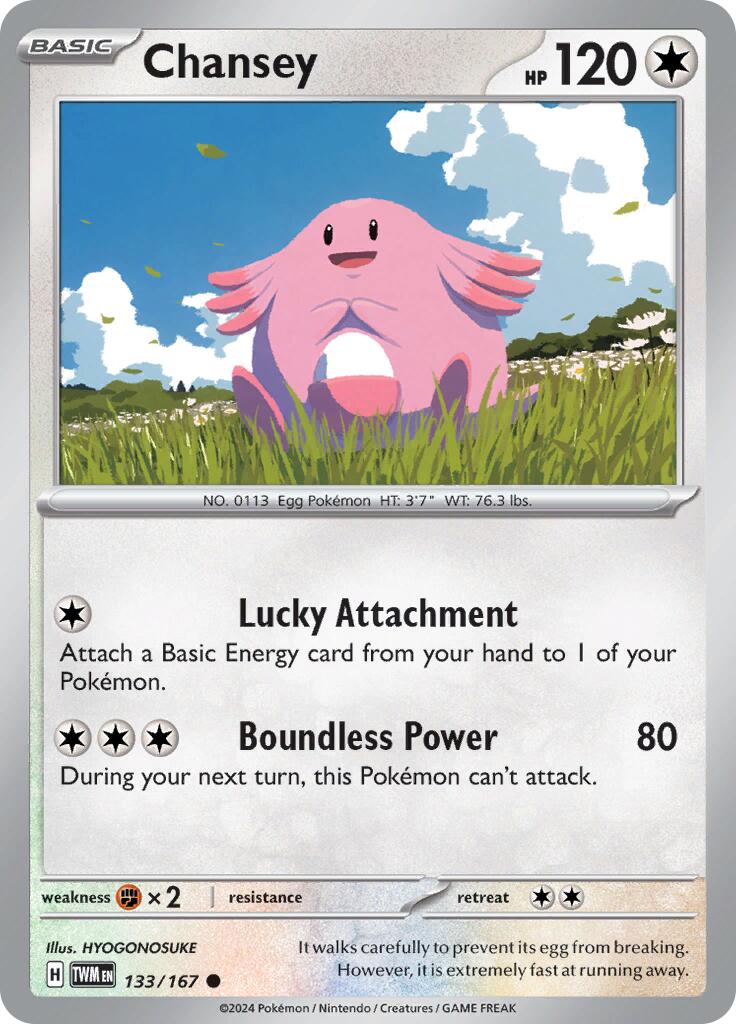 Chansey (133/167) [Scarlet & Violet: Twilight Masquerade] | Exor Games Dartmouth