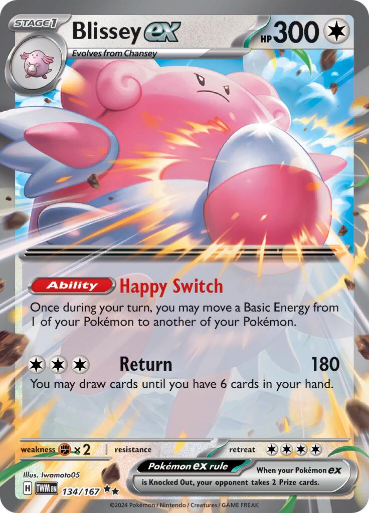 Blissey ex (134/167) [Scarlet & Violet: Twilight Masquerade] | Exor Games Dartmouth