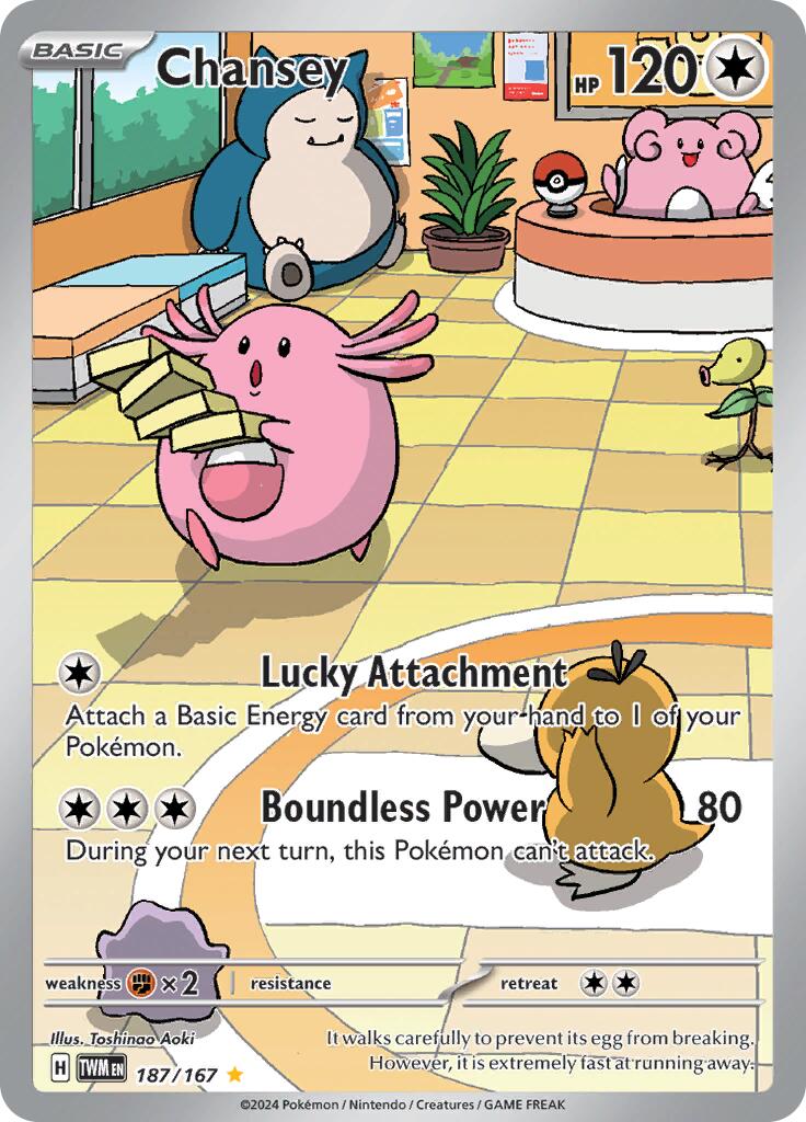 Chansey (187/167) [Scarlet & Violet: Twilight Masquerade] | Exor Games Dartmouth