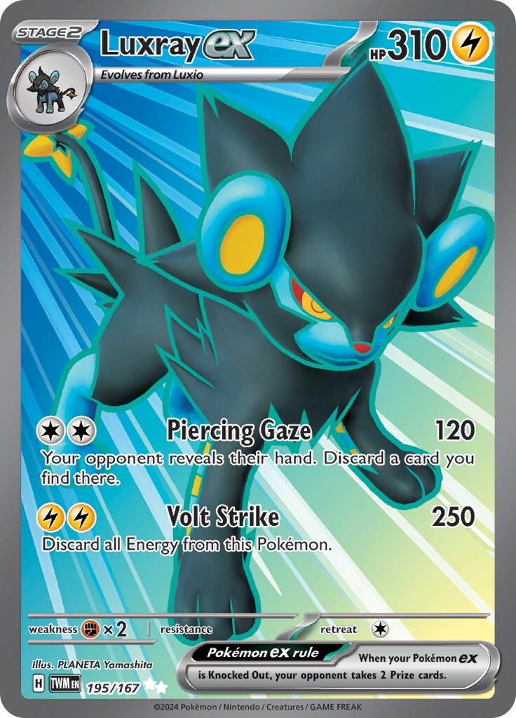 Luxray ex (195/167) [Scarlet & Violet: Twilight Masquerade] | Exor Games Dartmouth