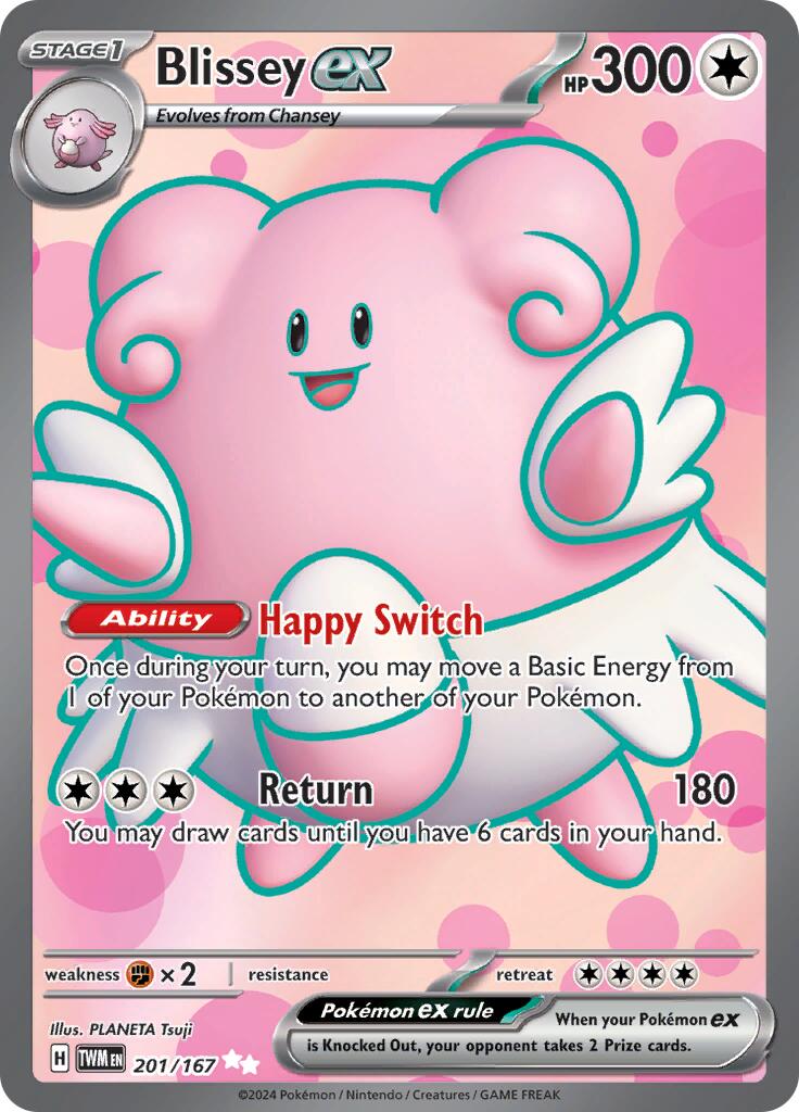 Blissey ex (201/167) [Scarlet & Violet: Twilight Masquerade] | Exor Games Dartmouth