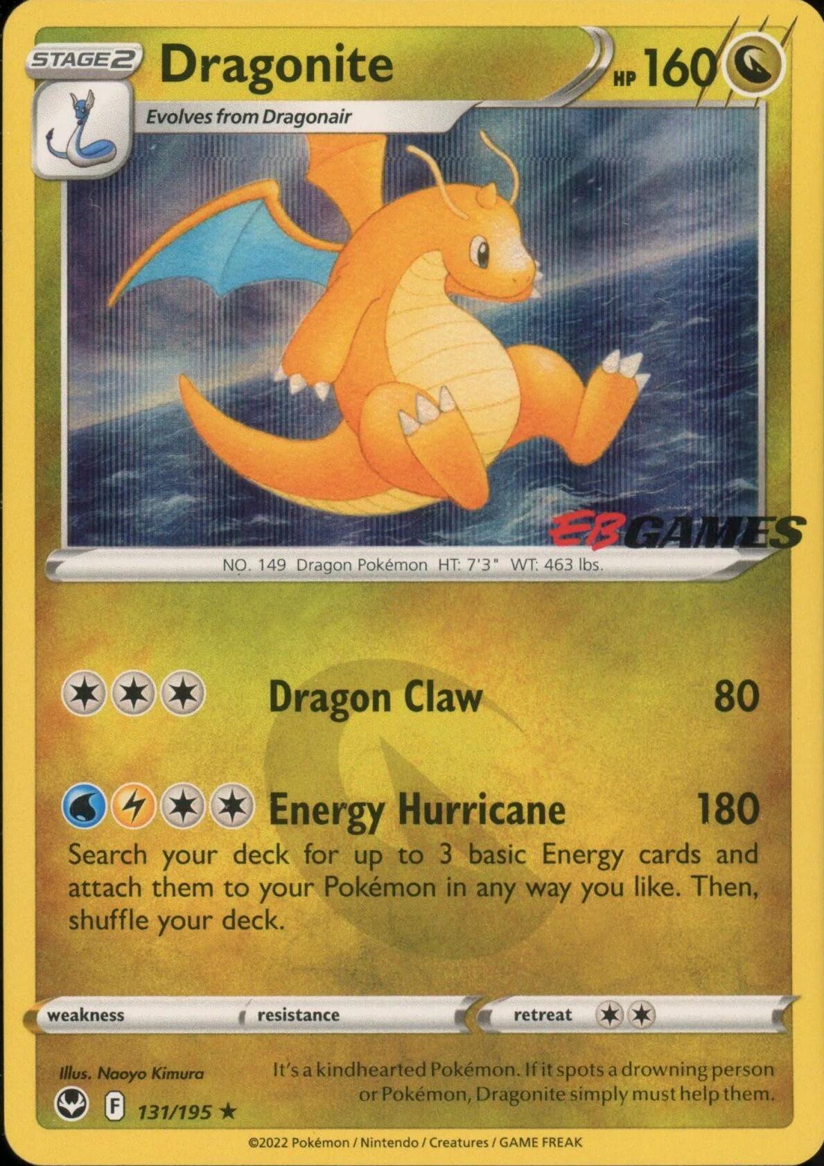 Dragonite (131/195) (EB Games Exclusive) [Miscellaneous Cards] | Exor Games Dartmouth