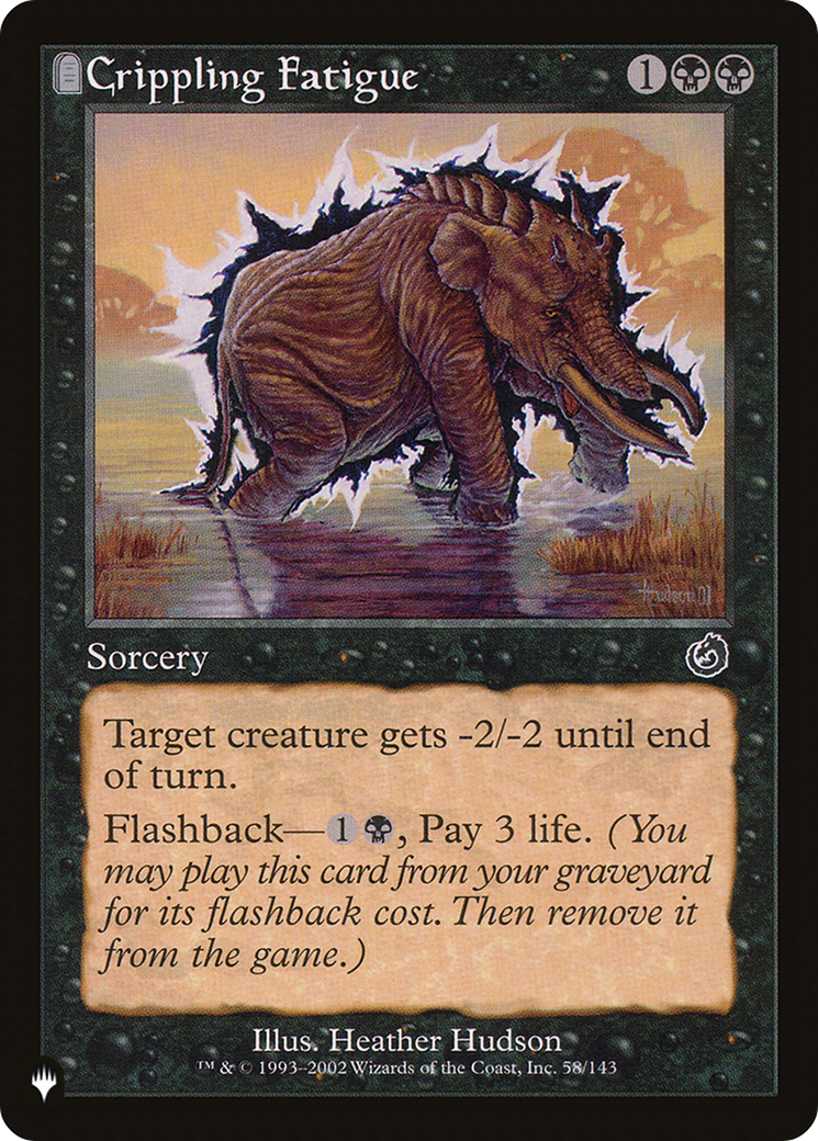 Crippling Fatigue [The List] | Exor Games Dartmouth