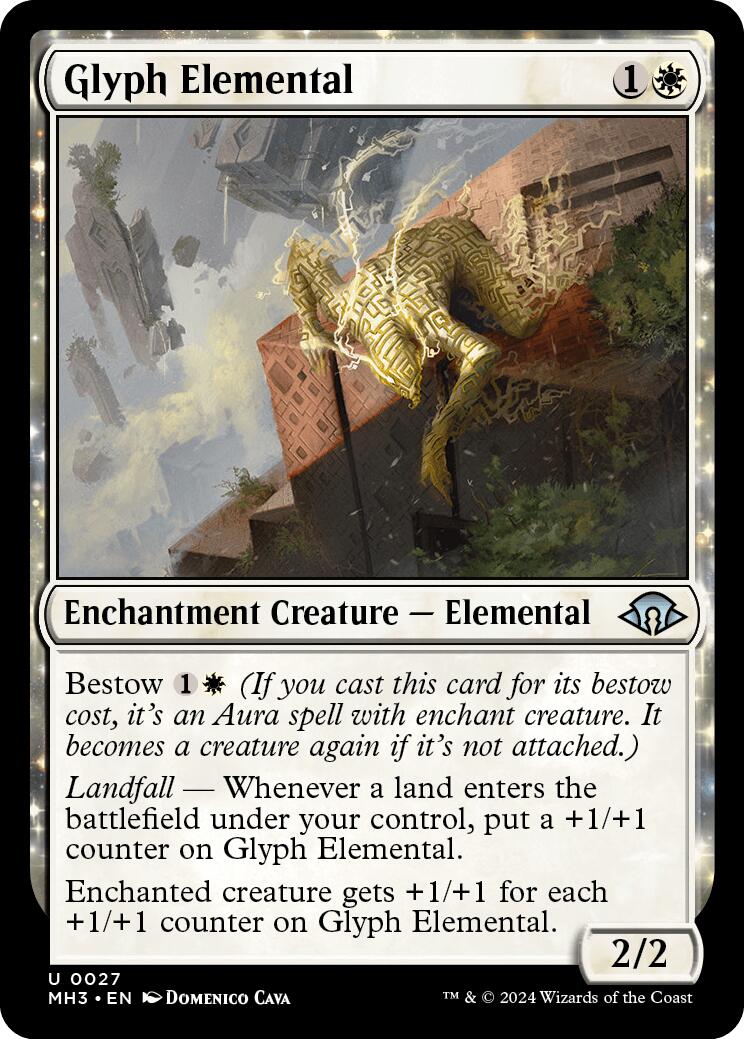 Glyph Elemental [Modern Horizons 3] | Exor Games Dartmouth