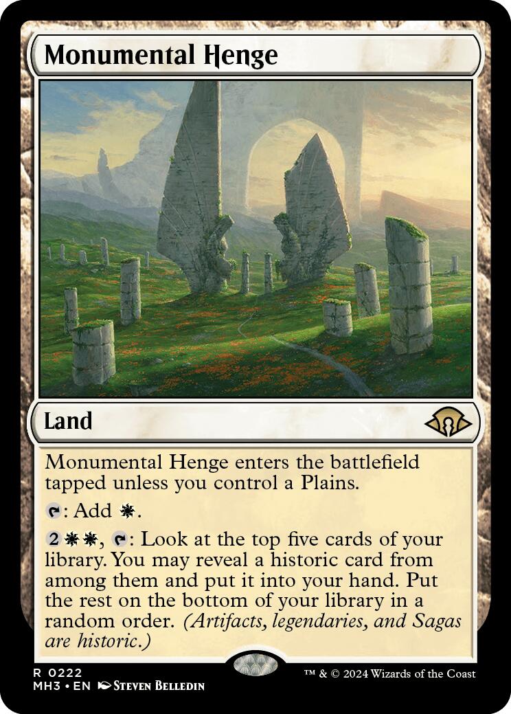 Monumental Henge [Modern Horizons 3] | Exor Games Dartmouth