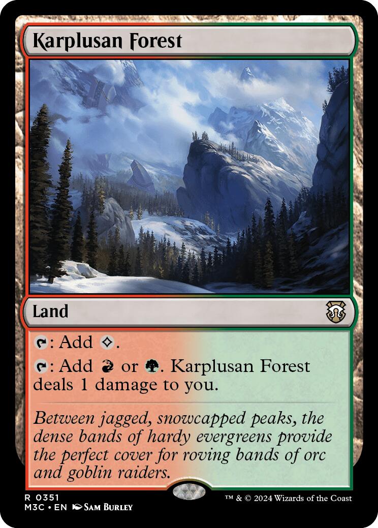 Karplusan Forest [Modern Horizons 3 Commander] | Exor Games Dartmouth