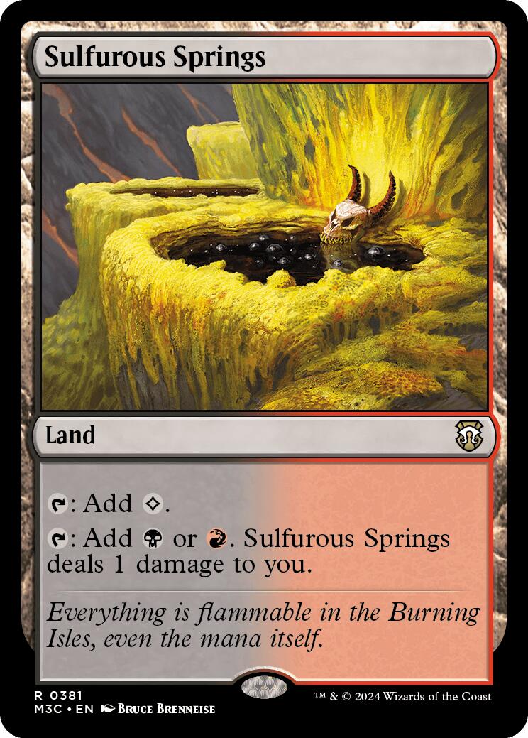 Sulfurous Springs [Modern Horizons 3 Commander] | Exor Games Dartmouth