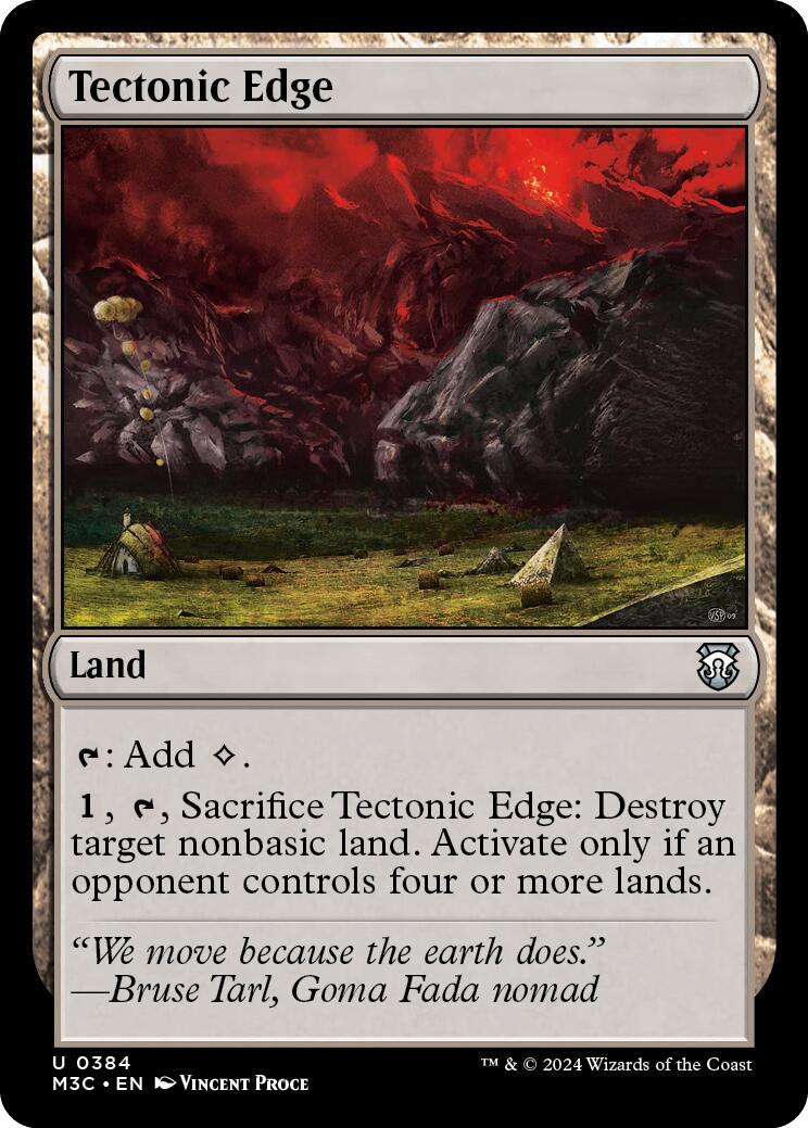 Tectonic Edge [Modern Horizons 3 Commander] | Exor Games Dartmouth