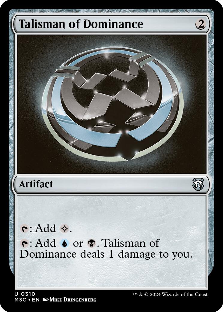 Talisman of Dominance [Modern Horizons 3 Commander] | Exor Games Dartmouth