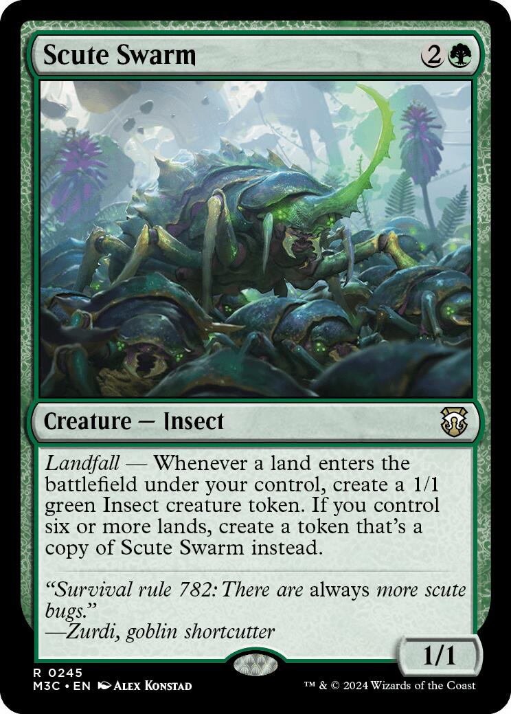 Scute Swarm [Modern Horizons 3 Commander] | Exor Games Dartmouth