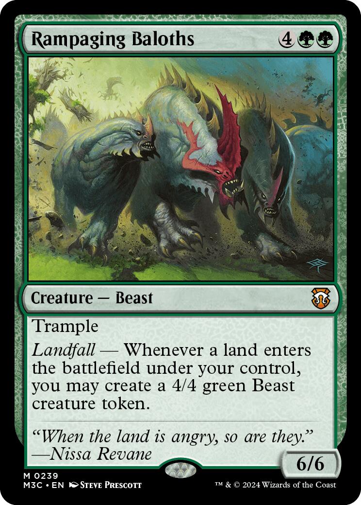 Rampaging Baloths [Modern Horizons 3 Commander] | Exor Games Dartmouth