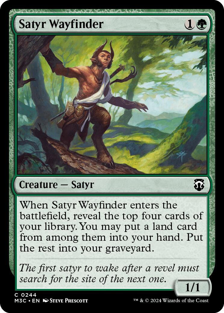 Satyr Wayfinder [Modern Horizons 3 Commander] | Exor Games Dartmouth