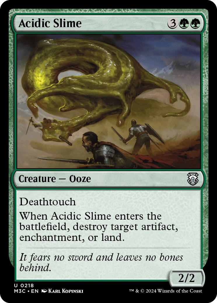 Acidic Slime [Modern Horizons 3 Commander] | Exor Games Dartmouth