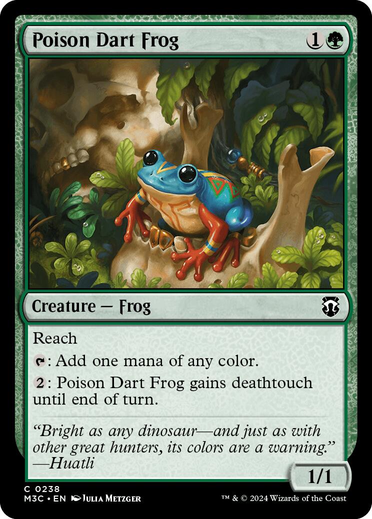 Poison Dart Frog [Modern Horizons 3 Commander] | Exor Games Dartmouth