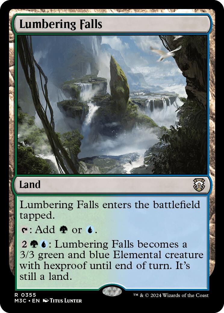 Lumbering Falls [Modern Horizons 3 Commander] | Exor Games Dartmouth