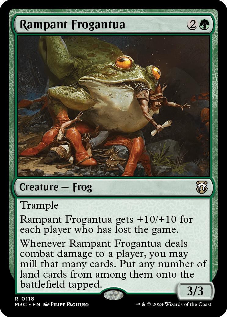 Rampant Frogantua [Modern Horizons 3 Commander] | Exor Games Dartmouth