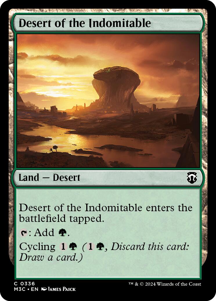 Desert of the Indomitable [Modern Horizons 3 Commander] | Exor Games Dartmouth