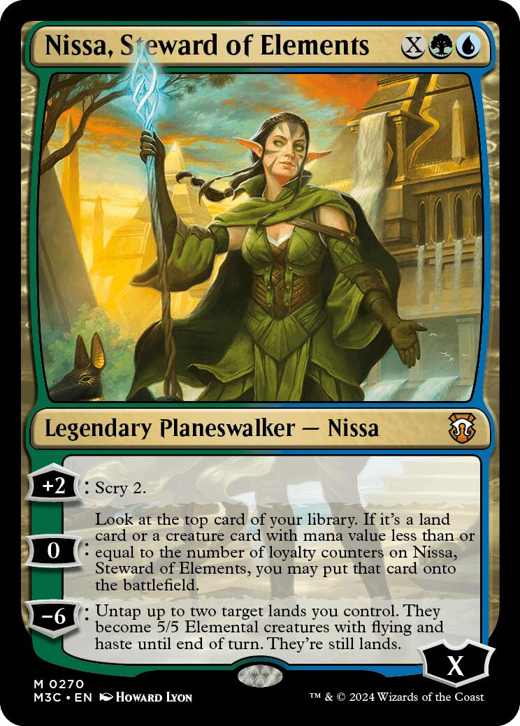 Nissa, Steward of Elements [Modern Horizons 3 Commander] | Exor Games Dartmouth