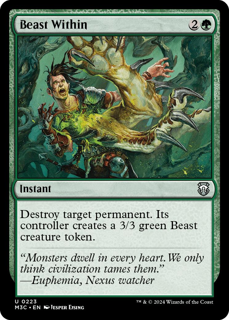 Beast Within [Modern Horizons 3 Commander] | Exor Games Dartmouth