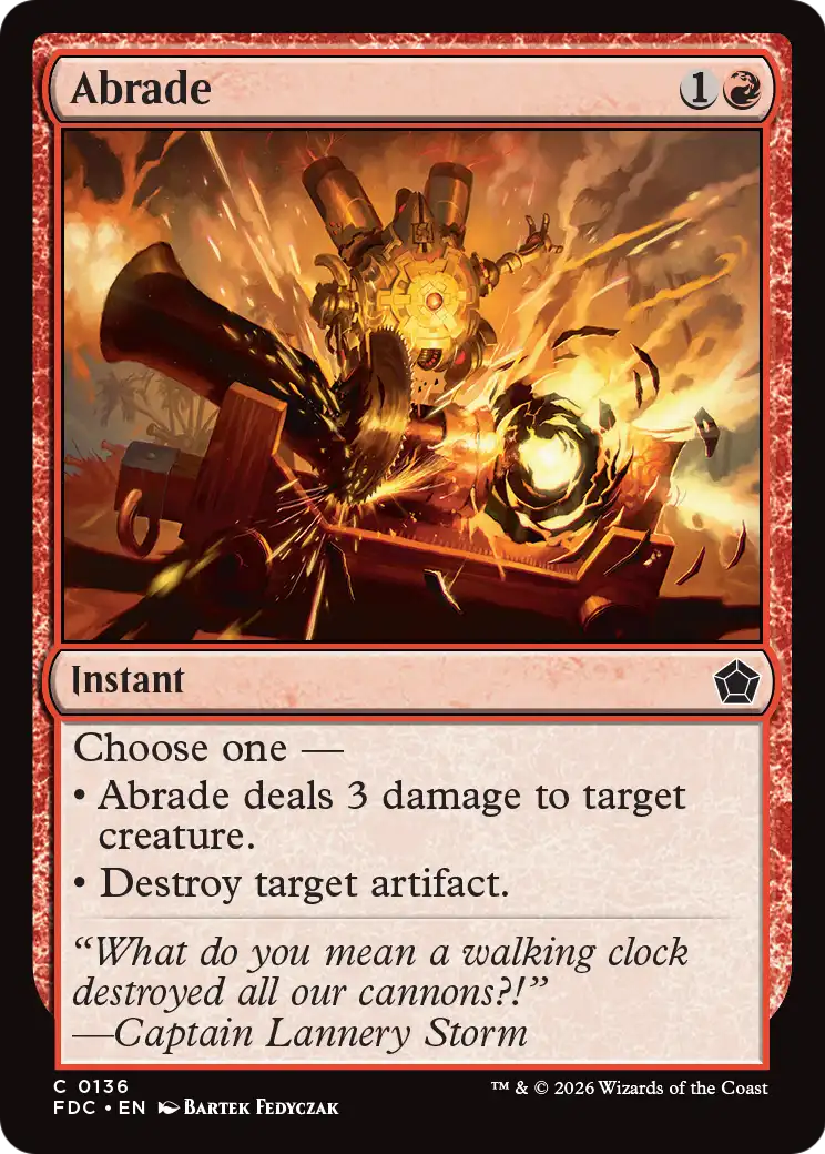 Abrade [Foundations Commander] | Exor Games Dartmouth