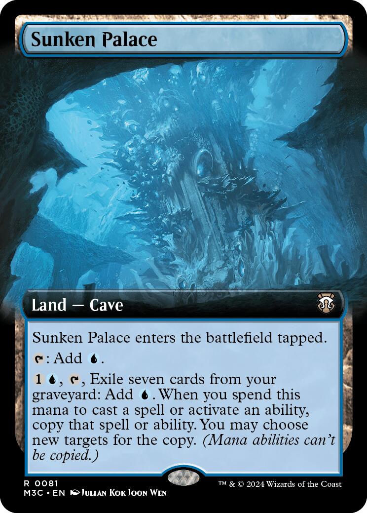 Sunken Palace (Extended Art) [Modern Horizons 3 Commander] | Exor Games Dartmouth