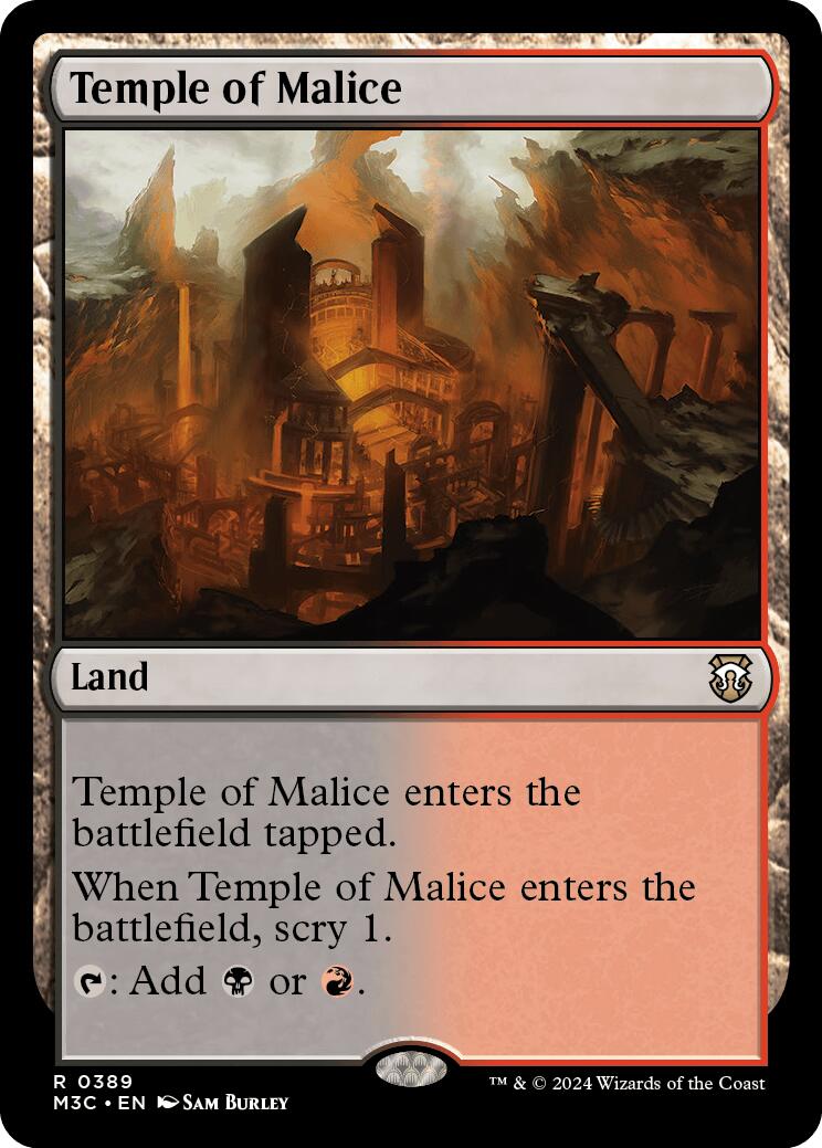 Temple of Malice [Modern Horizons 3 Commander] | Exor Games Dartmouth
