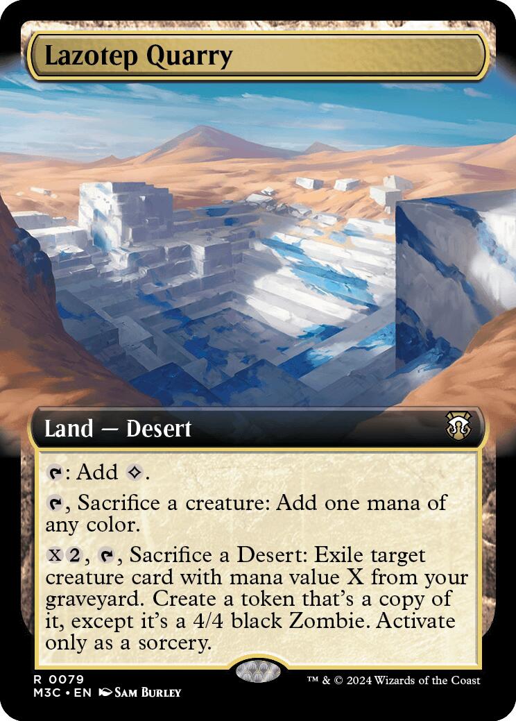 Lazotep Quarry (Extended Art) (Ripple Foil) [Modern Horizons 3 Commander] | Exor Games Dartmouth