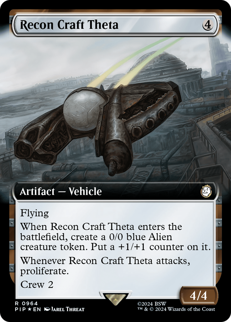 Recon Craft Theta (Extended Art) (Surge Foil) [Fallout] | Exor Games Dartmouth