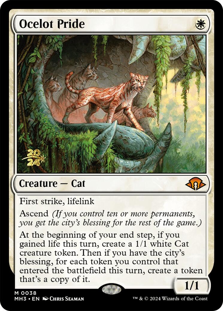 Ocelot Pride [Modern Horizons 3 Prerelease Promos] | Exor Games Dartmouth