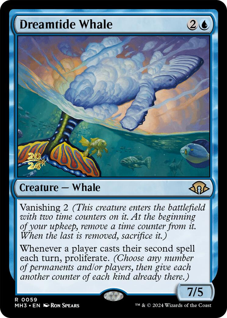 Dreamtide Whale [Modern Horizons 3 Prerelease Promos] | Exor Games Dartmouth