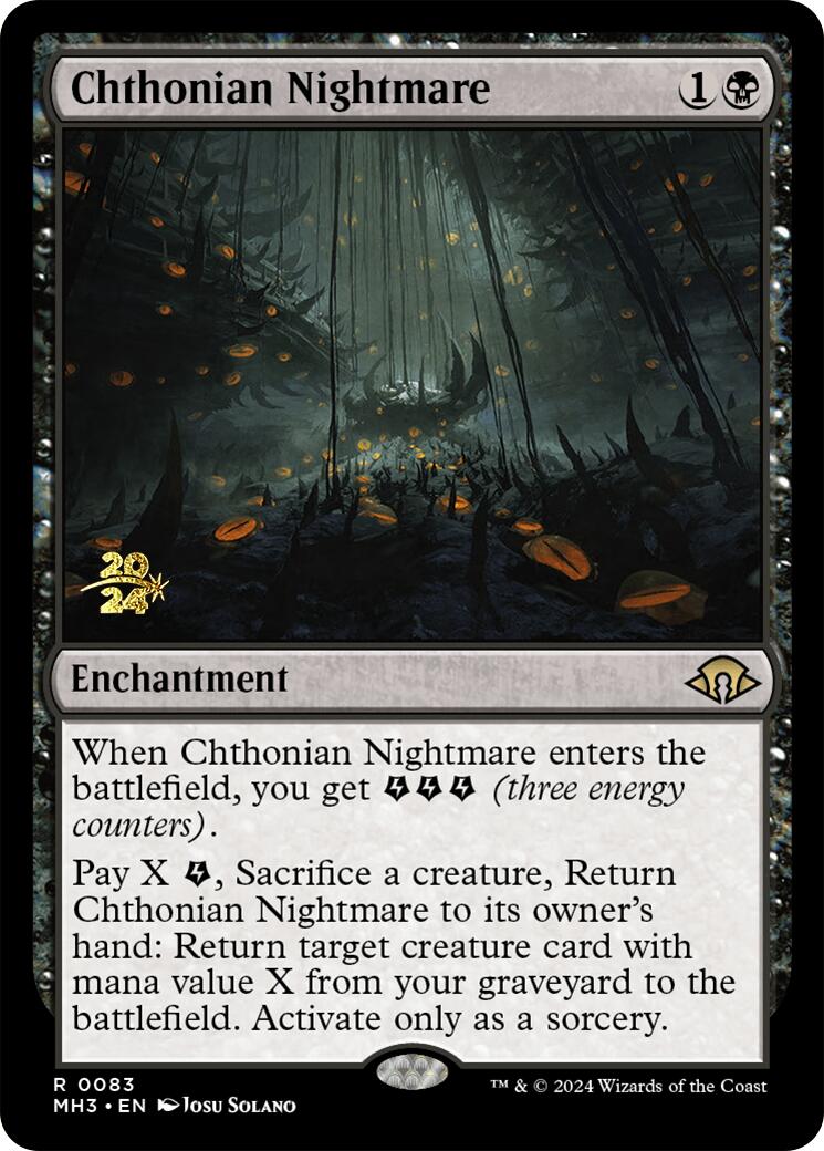 Chthonian Nightmare [Modern Horizons 3 Prerelease Promos] | Exor Games Dartmouth