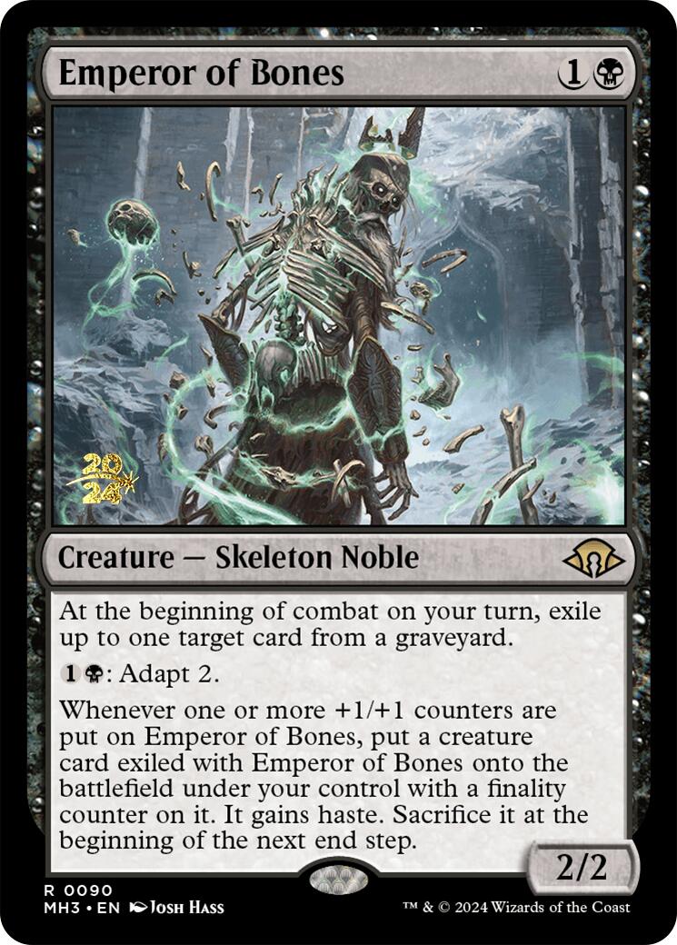 Emperor of Bones [Modern Horizons 3 Prerelease Promos] | Exor Games Dartmouth