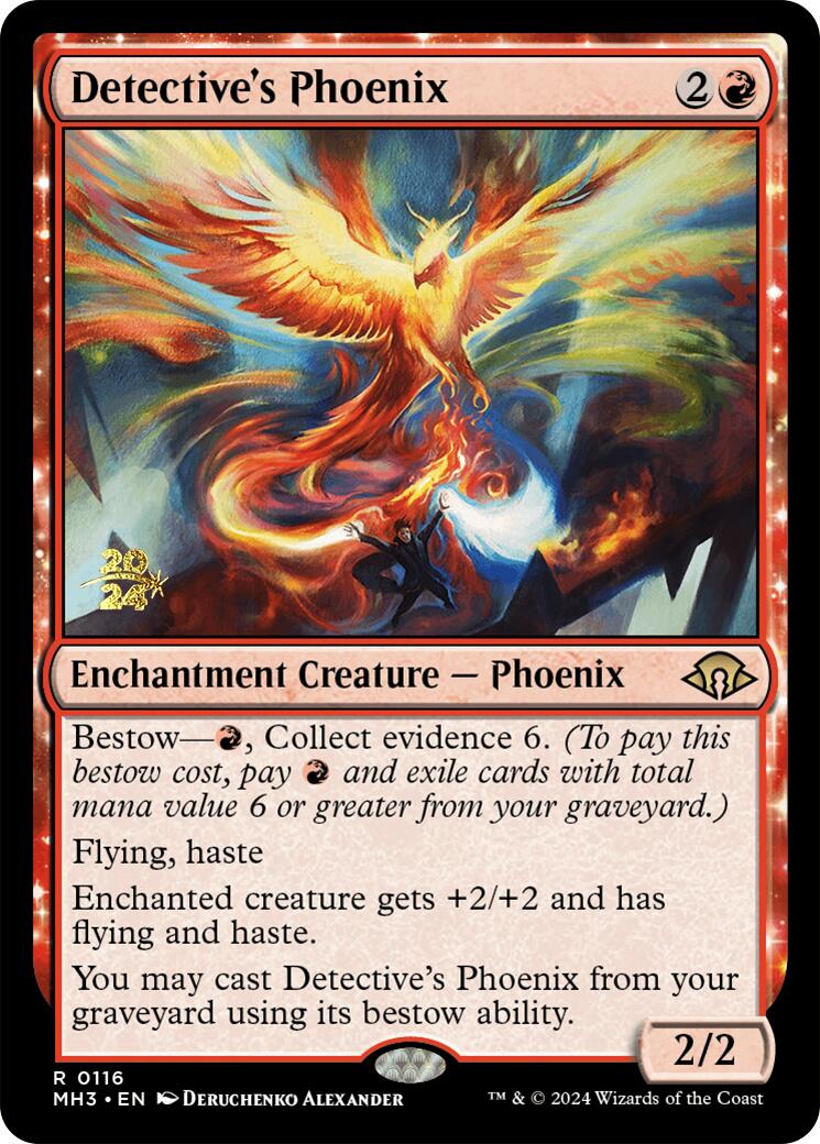 Detective's Phoenix [Modern Horizons 3 Prerelease Promos] | Exor Games Dartmouth