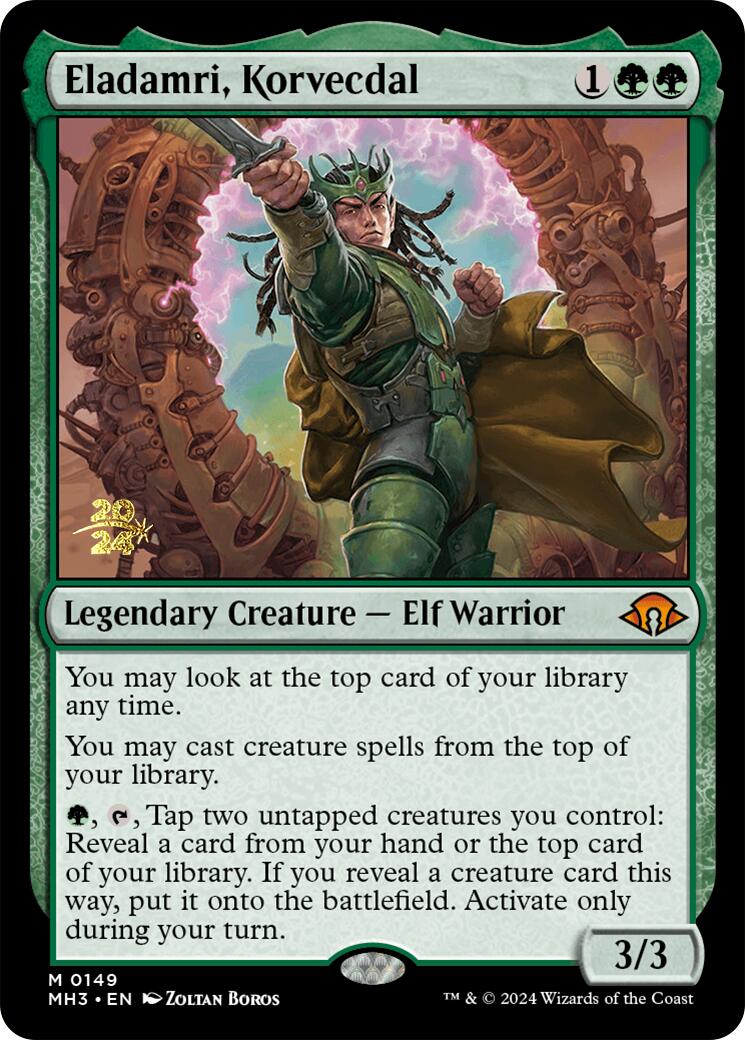 Eladamri, Korvecdal [Modern Horizons 3 Prerelease Promos] | Exor Games Dartmouth
