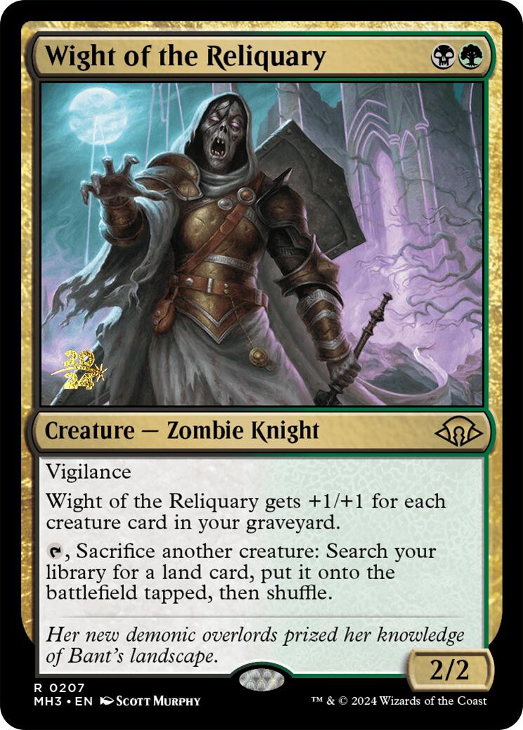 Wight of the Reliquary [Modern Horizons 3 Prerelease Promos] | Exor Games Dartmouth