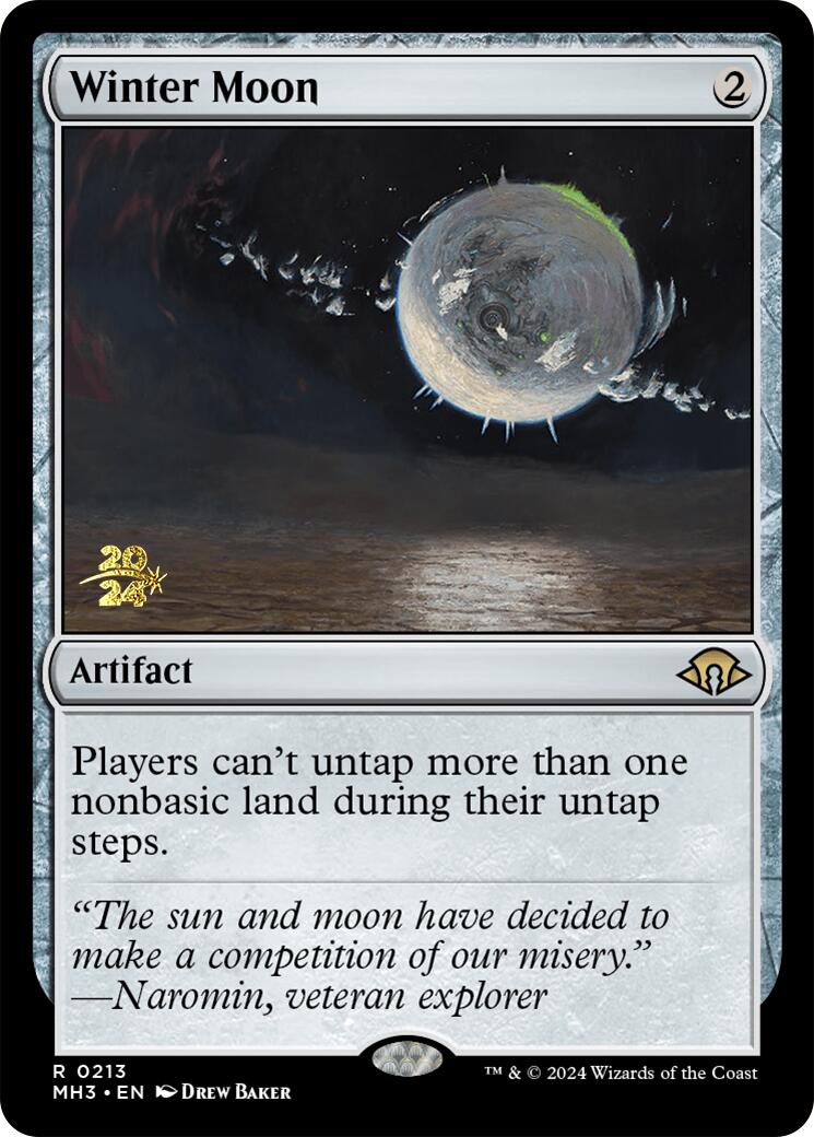 Winter Moon [Modern Horizons 3 Prerelease Promos] | Exor Games Dartmouth