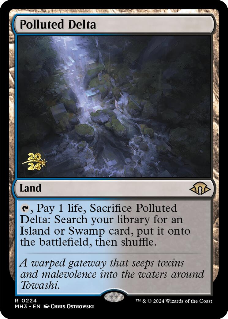 Polluted Delta [Modern Horizons 3 Prerelease Promos] | Exor Games Dartmouth