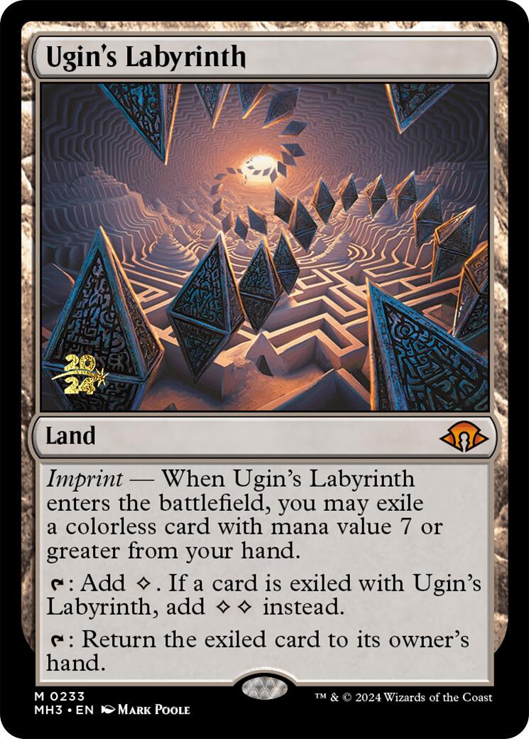 Ugin's Labyrinth [Modern Horizons 3 Prerelease Promos] | Exor Games Dartmouth