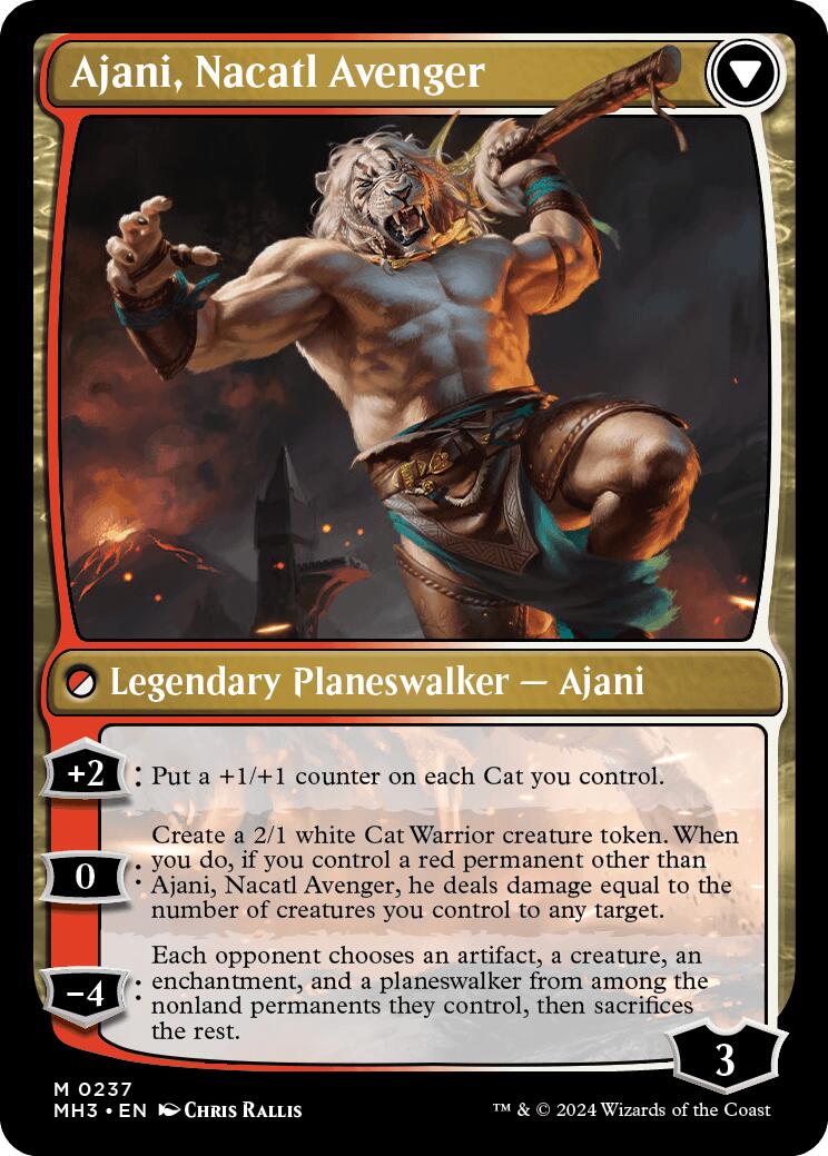 Ajani, Nacatl Pariah [Modern Horizons 3 Prerelease Promos] | Exor Games Dartmouth