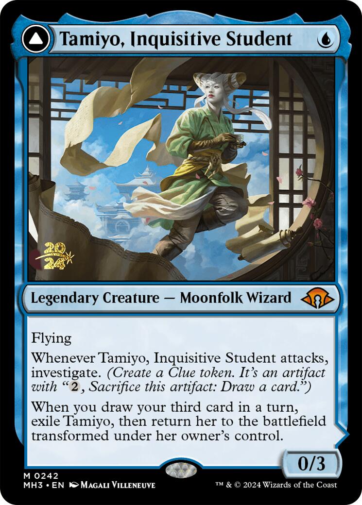 Tamiyo, Inquisitive Student [Modern Horizons 3 Prerelease Promos] | Exor Games Dartmouth