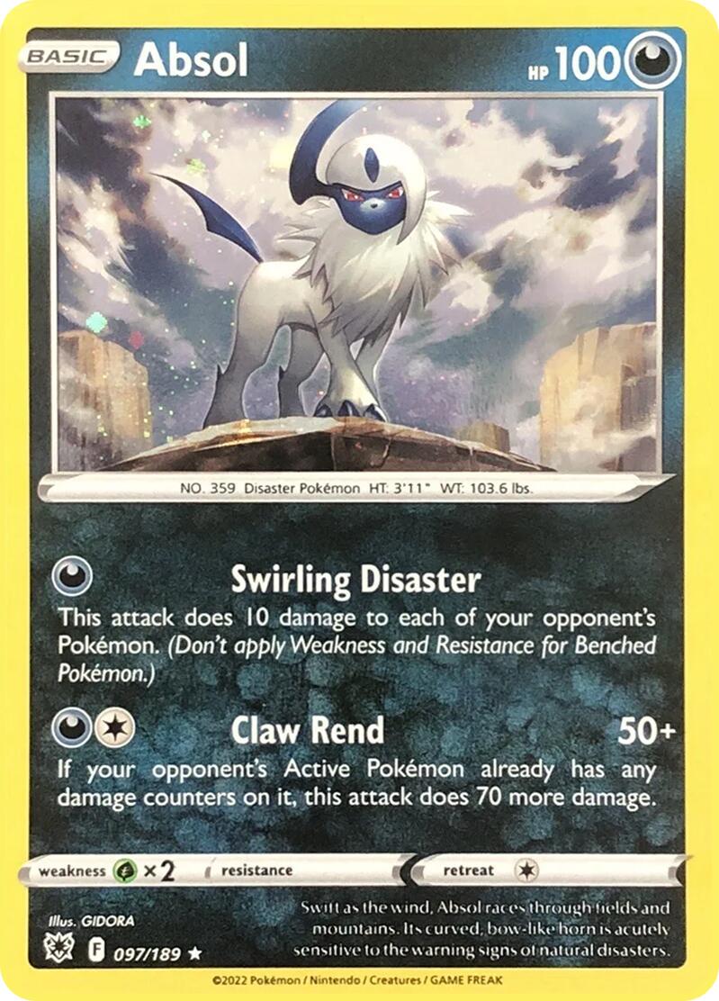 Absol (097/189) (Cosmos Holo) [Miscellaneous Cards] | Exor Games Dartmouth