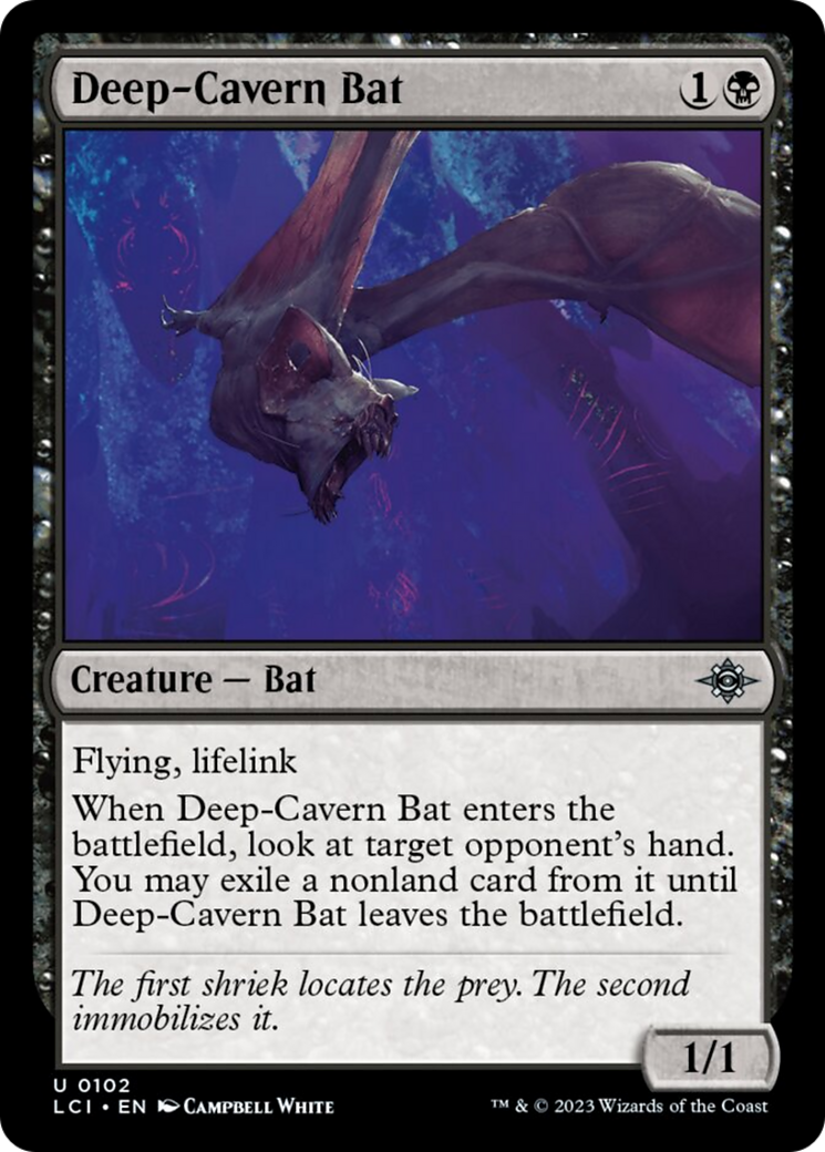 Deep-Cavern Bat [The Lost Caverns of Ixalan] | Exor Games Dartmouth