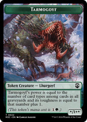 Tarmogoyf // Saproling Double-Sided Token [Modern Horizons 3 Commander Tokens] | Exor Games Dartmouth