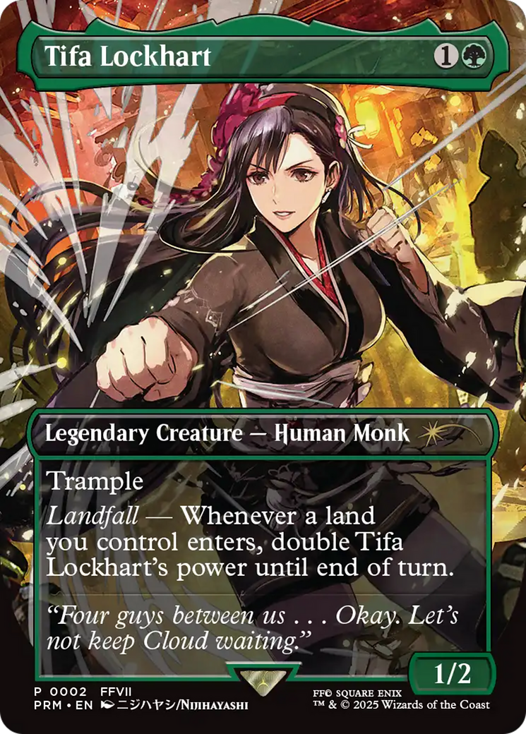 Tifa Lockhart (Borderless) [MagicFest 2025] | Exor Games Dartmouth