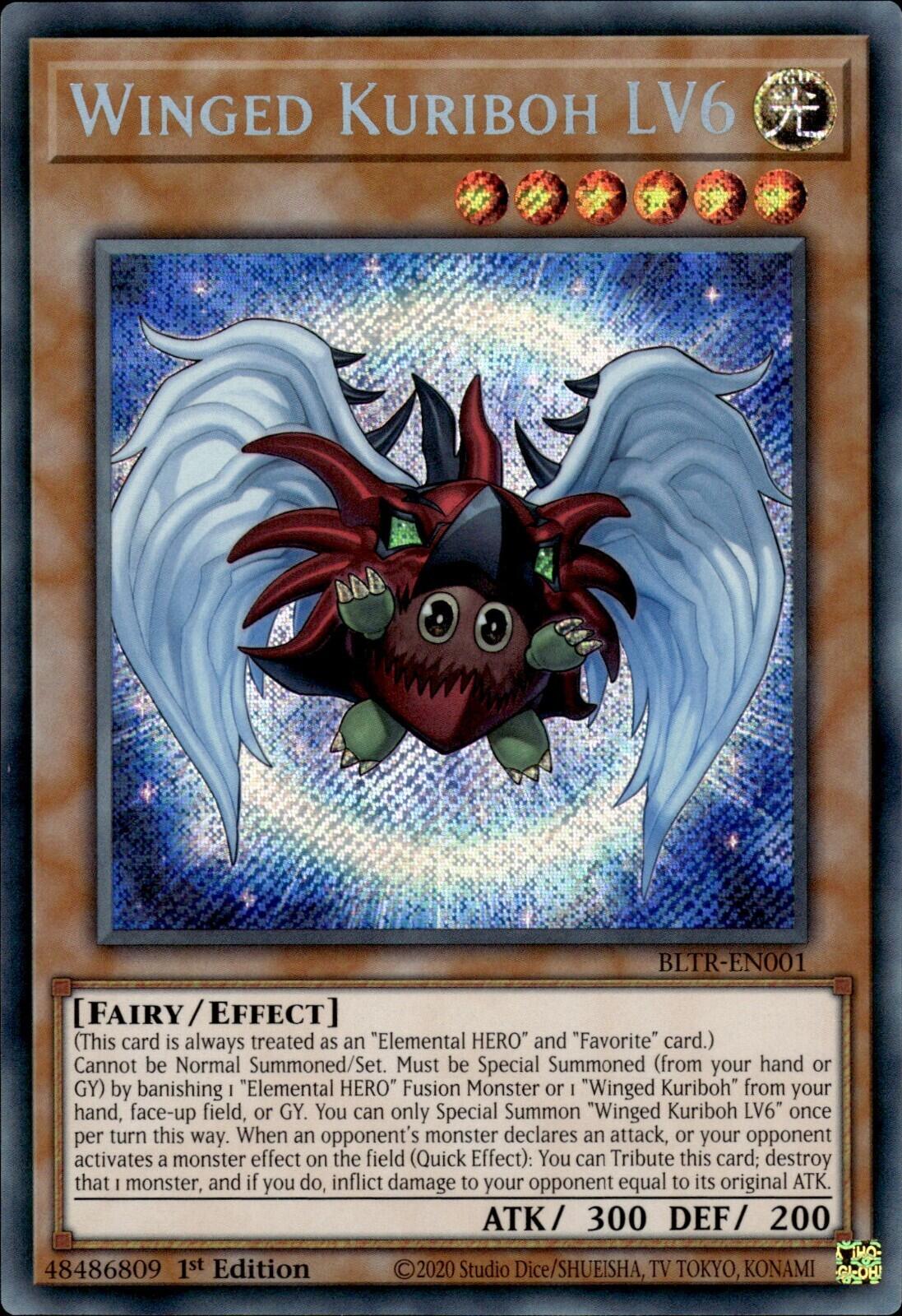 Winged Kuriboh LV6 [BLTR-EN001] Secret Rare | Exor Games Dartmouth